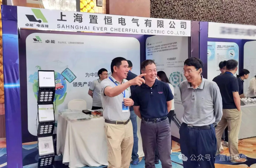 置恒姚總與展會(huì)專家交流 展會(huì)直擊丨2024中國電氣設(shè)備市場分析研討會(huì):置恒榮獲先進(jìn)單位稱號(hào)(圖5)