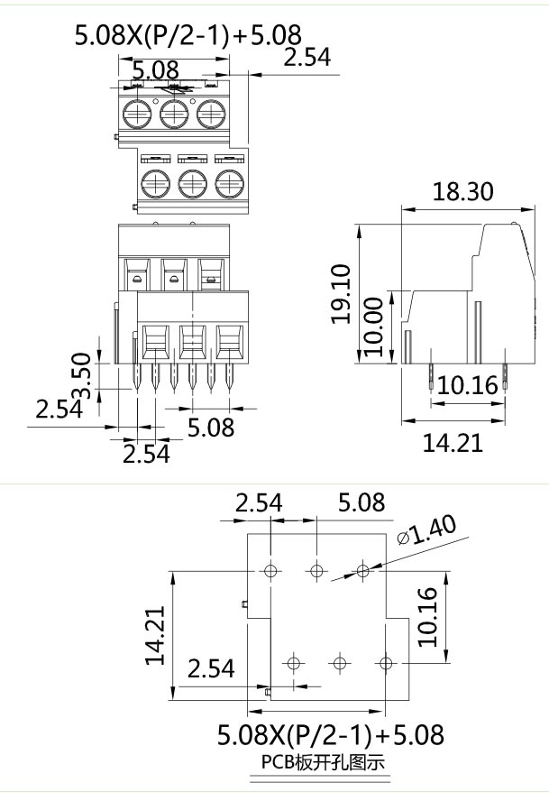 固定式端子臺(tái)LMKK-508(圖1) 固定式端子臺(tái)LMKK-508(圖1)